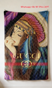 Gucci Bohemian Maiden Tapestry Vivid Tribal Gucci Throw blankets IMG_2711